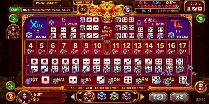 Tài Xỉu MD5 tại Luck8